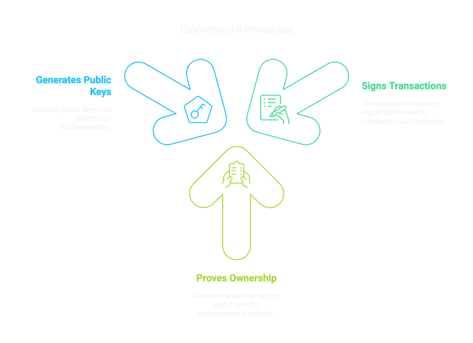 Functions of a Private Key